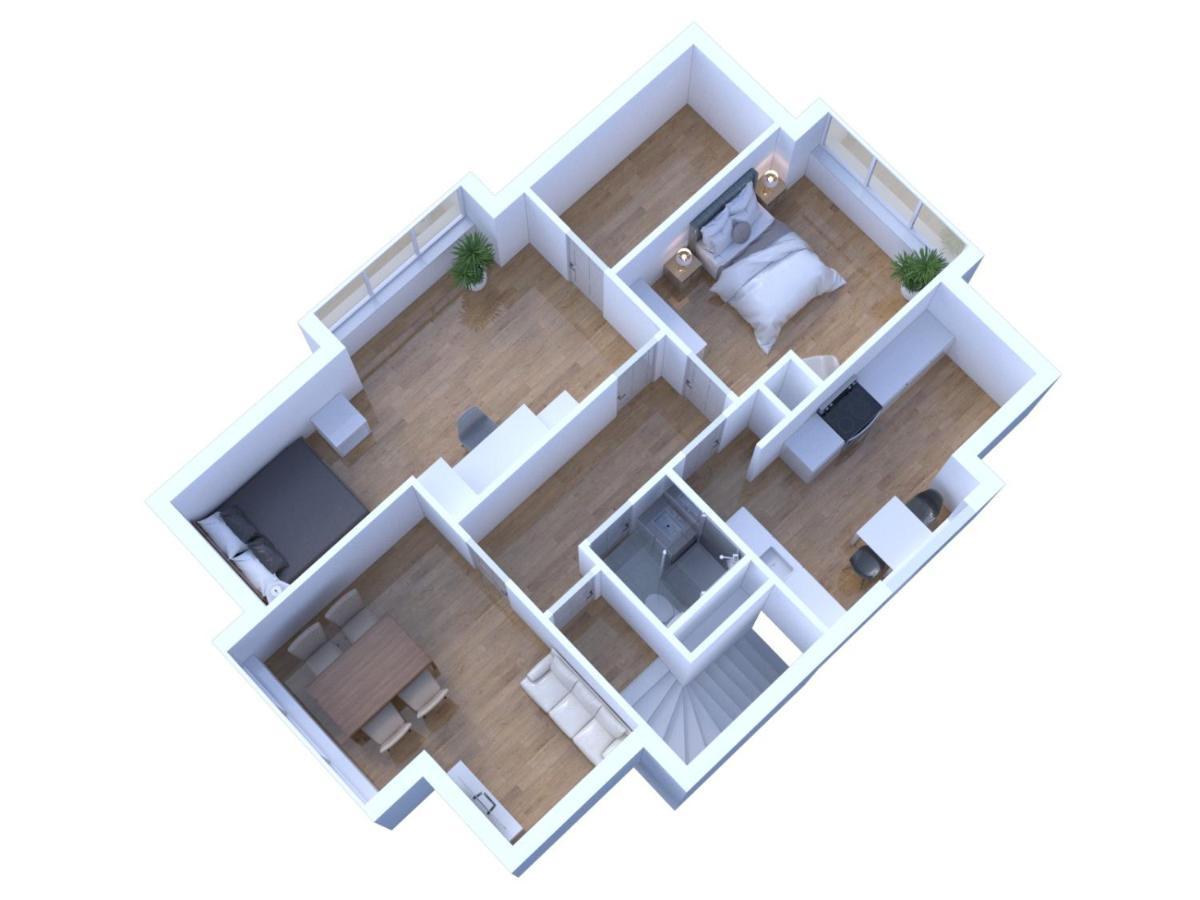 Schoenes City-Apartment Mit 2 Schlafzimmer, Parkplatz, Ruhig Und Hell, D46-Dg Oldenburg Kültér fotó